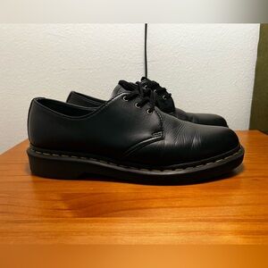 Dr. Martens Black Oxford Shoes Vegan Leather Size 10